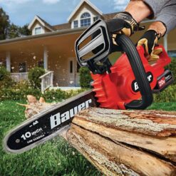 BAUER 20V Cordless 10 in. Chainsaw – Tool Only