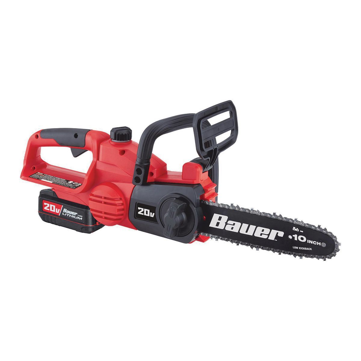 BAUER 20V Cordless 10 in. Chainsaw – Tool Only
