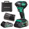 Metabo HPT 18-volt 1/4-in Brushless Cordless Impact Driver (Battery and Charger Included with Hard Case)