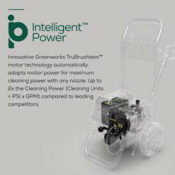 Greenworks Pro 3000 PSI 2-GPM Cold Water Battery Pressure Washer with 5 Spray Tips 8 Ah (Battery and Charger Included)