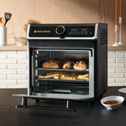 West Bend 15-Quart Black Digital 3-Baskets Air Fryer