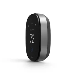 ecobee Premium Black Thermostat and Room Sensor with Wi-Fi Compatibility
