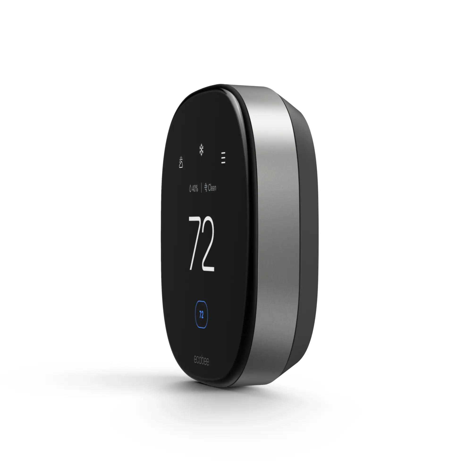 ecobee Premium Black Thermostat and Room Sensor with Wi-Fi Compatibility