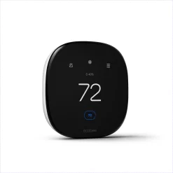 ecobee Enhanced Black Smart Thermostat with Wi-Fi Compatibility