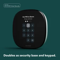 ecobee Enhanced Black Smart Thermostat with Wi-Fi Compatibility