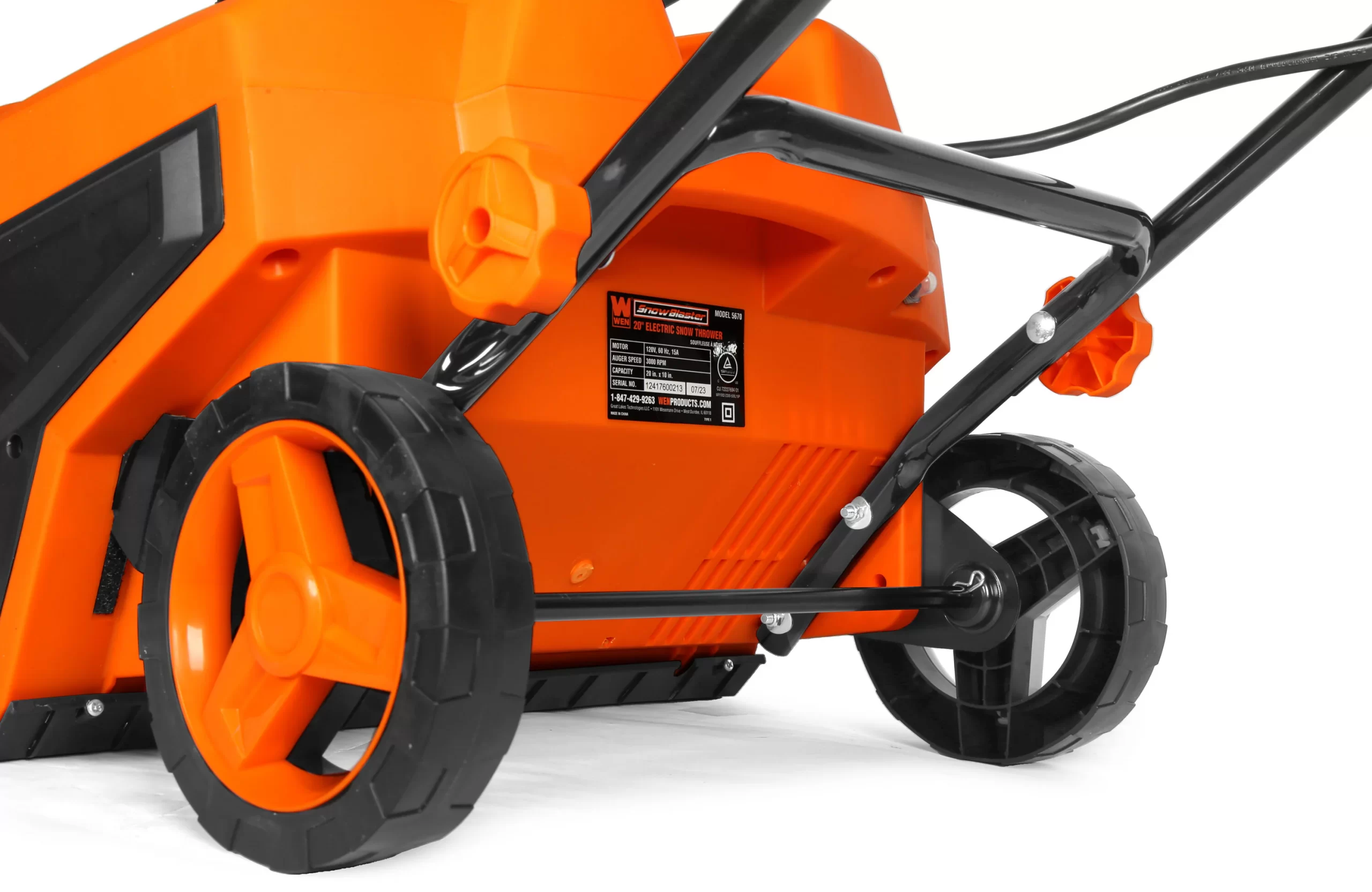 WEN 20-in Single-stage Push Electric Snow Blower (Battery Not Included)