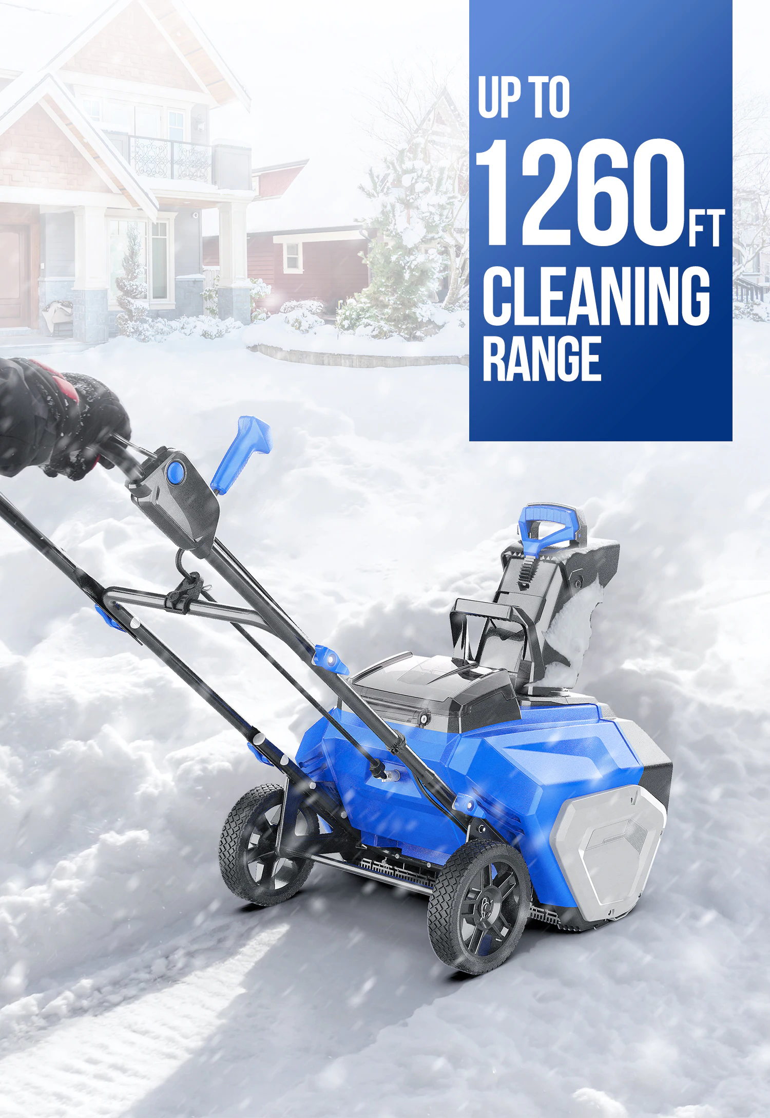 Wild Badger Power Cordless 40-volt 20-in Single-stage Push Battery Snow Blower 4 Ah (Battery and Charger Included)