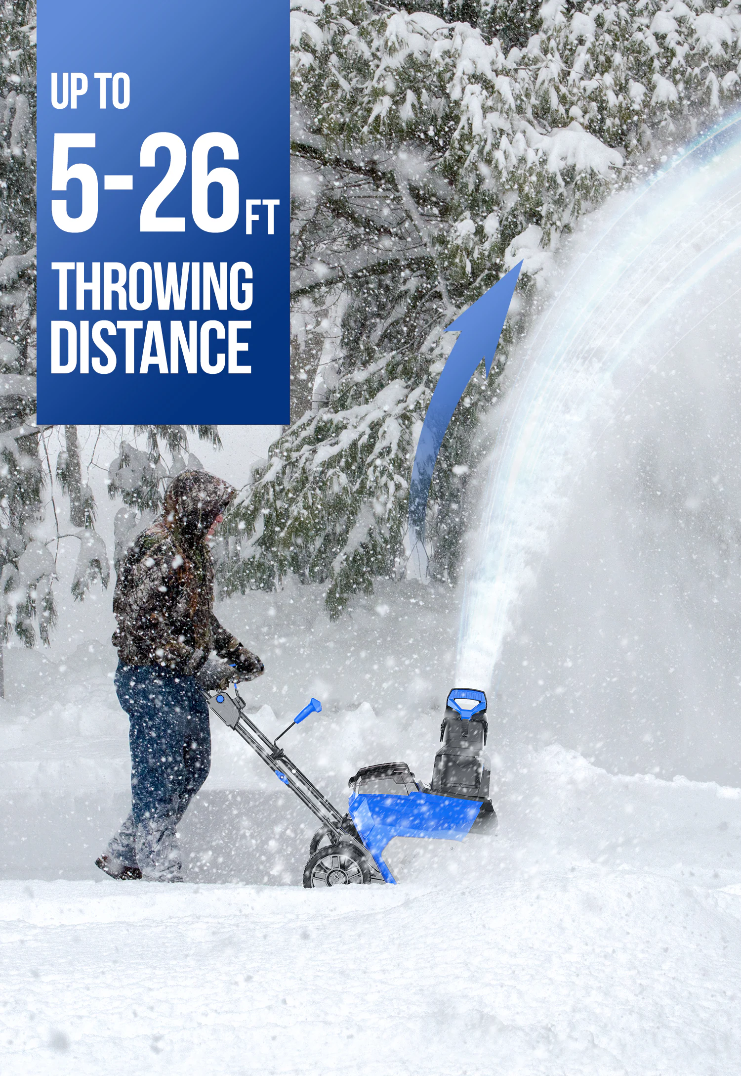 Wild Badger Power Cordless 40-volt 20-in Single-stage Push Battery Snow Blower 4 Ah (Battery and Charger Included)