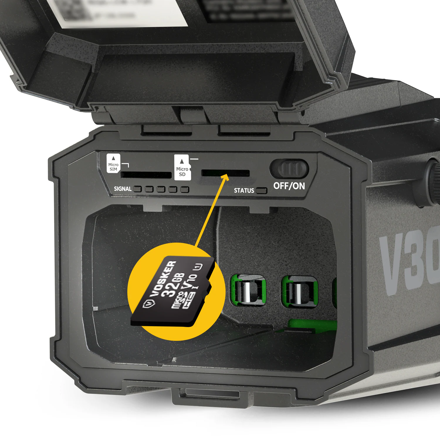 VOSKER V300-ULT-US Indoor/Outdoor 1-Camera Battery-operated Mounted Micro Sd (Included) Security Camera System