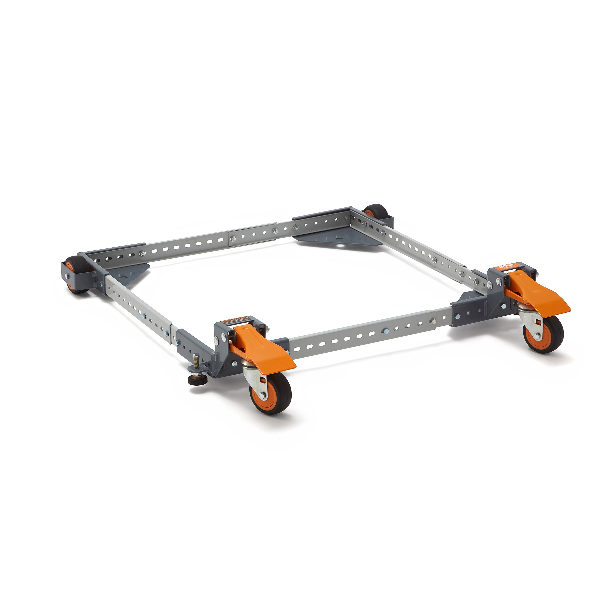 BORA Adjustable Mobile Base for Benchtop & Stationary Tools, Silver, Wheeled, 34x34 Inches, 18 lbs.