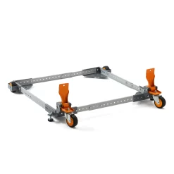 BORA Adjustable Mobile Base for Benchtop & Stationary Tools, Silver, Wheeled, 34x34 Inches, 18 lbs.