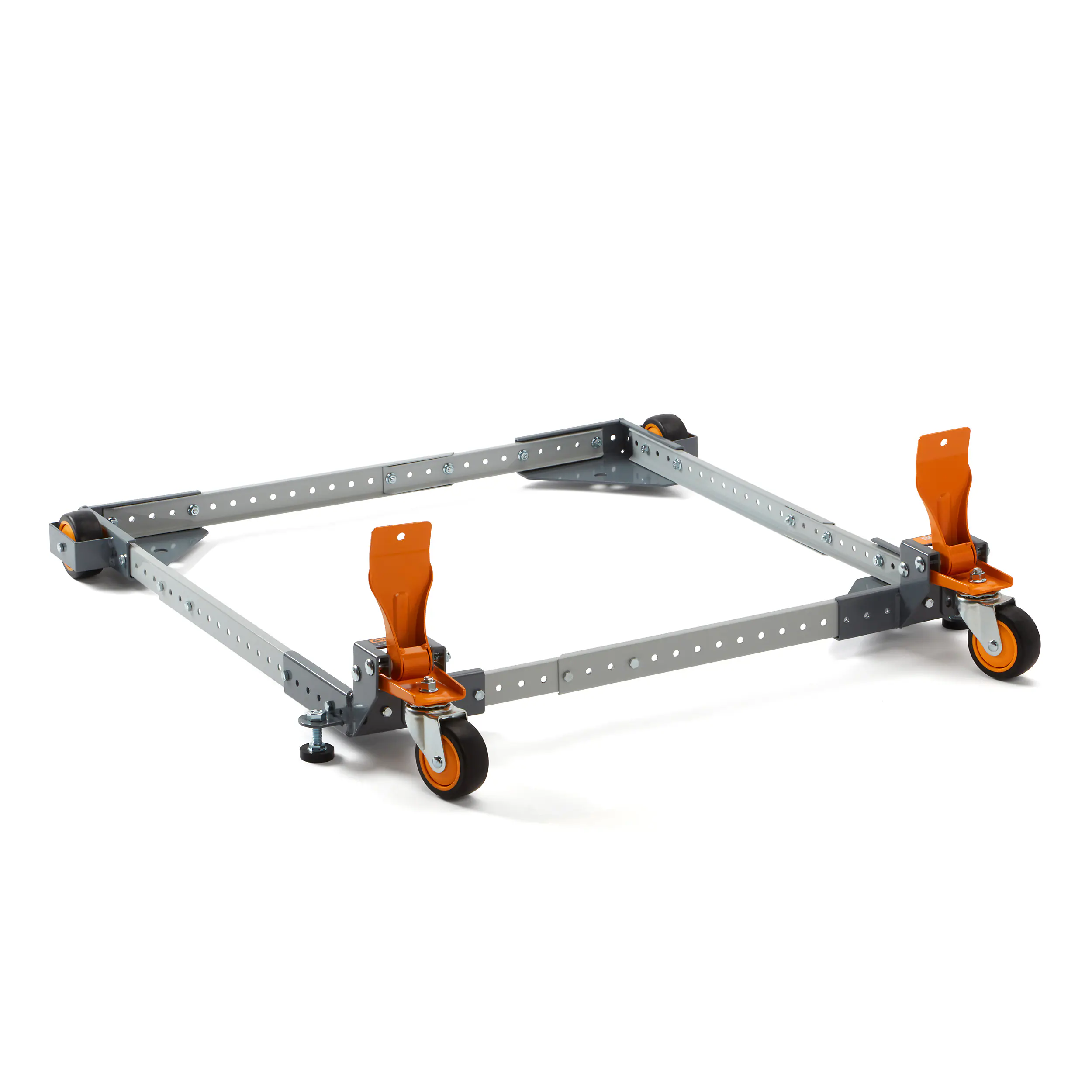 BORA Adjustable Mobile Base for Benchtop & Stationary Tools, Silver, Wheeled, 34x34 Inches, 18 lbs.