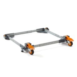 BORA Adjustable Mobile Base for Benchtop & Stationary Tools, Silver, Wheeled, 34x34 Inches, 18 lbs.