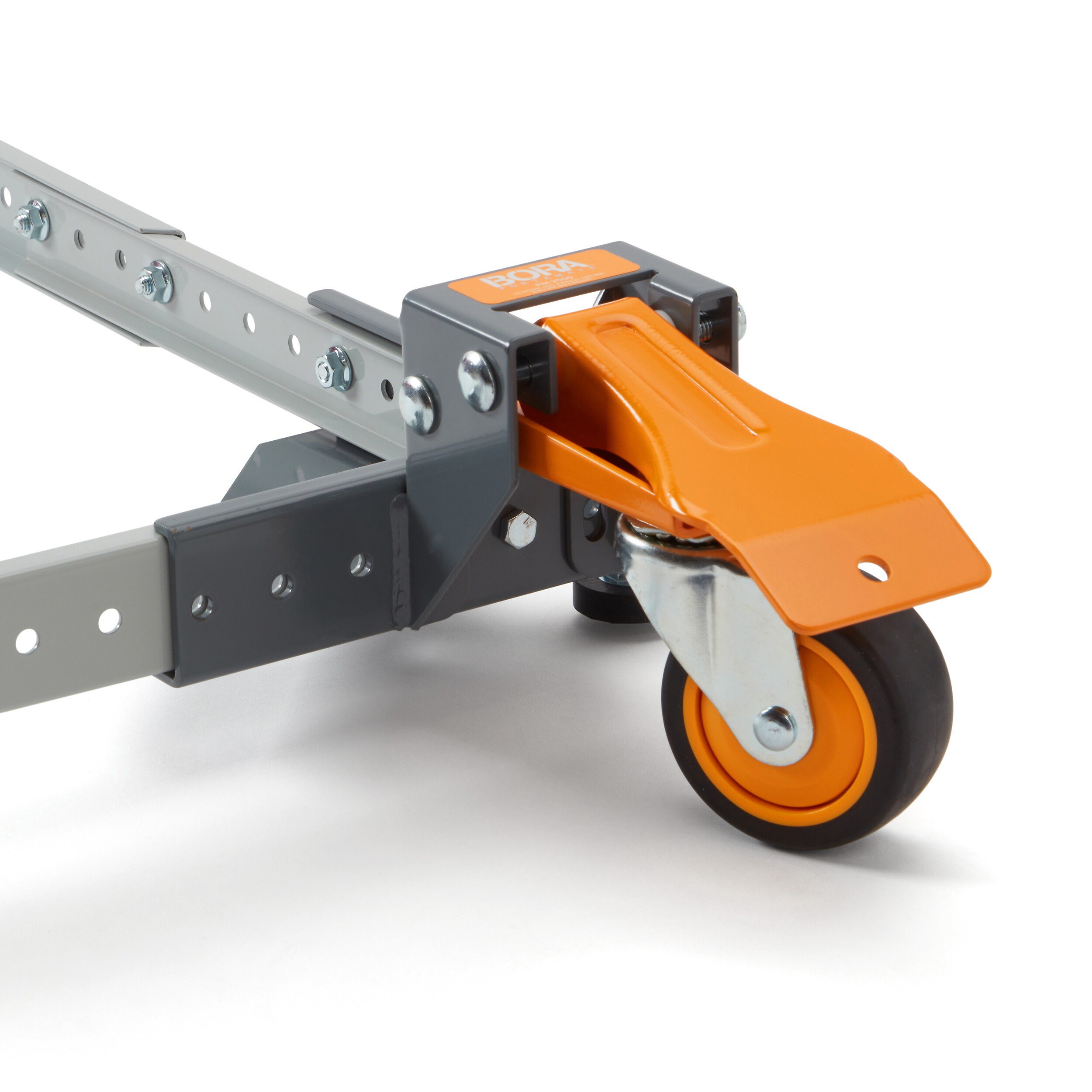 BORA Adjustable Mobile Base for Benchtop & Stationary Tools, Silver, Wheeled, 34x34 Inches, 18 lbs.