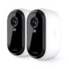 Arlo Essential Outdoor Camera (2nd Generation) Indoor/Outdoor 1-Channel 2-Camera 2K Battery-operated Spotlight Security Camera System