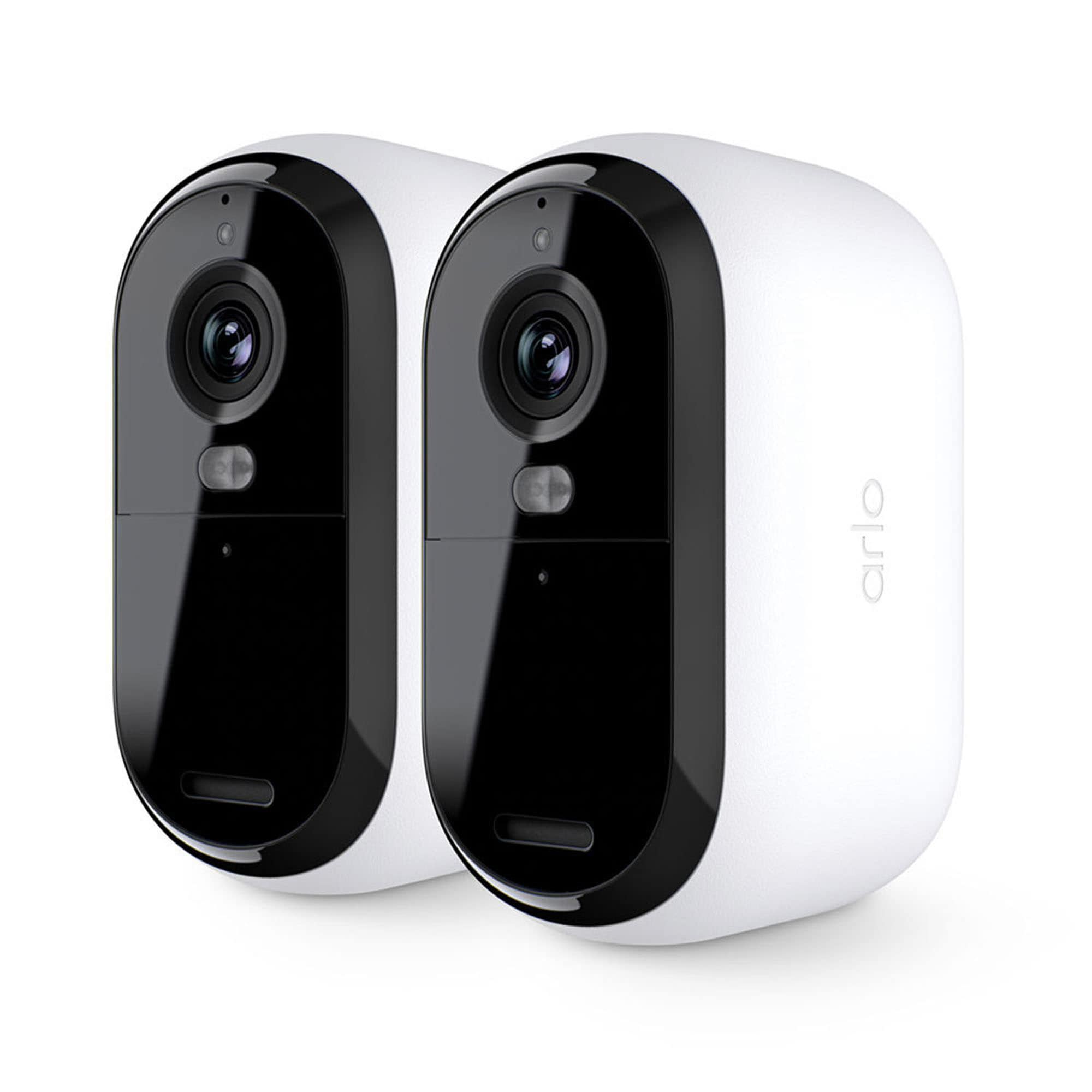 Arlo Essential Outdoor Camera (2nd Generation) Indoor/Outdoor 1-Channel 2-Camera 2K Battery-operated Spotlight Security Camera System