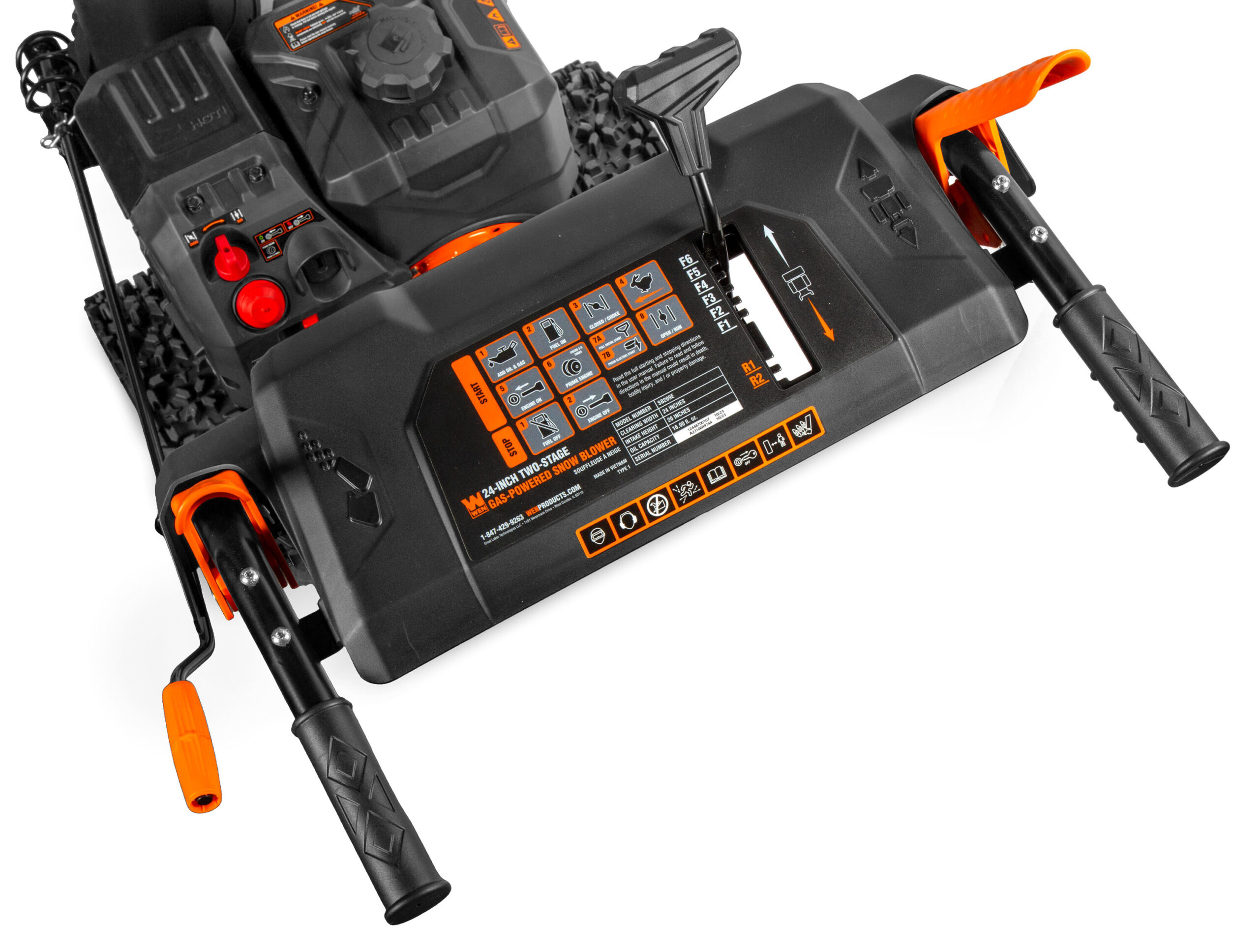 WEN SB209E 24-in Two-stage Self-propelled Gas Snow Blower