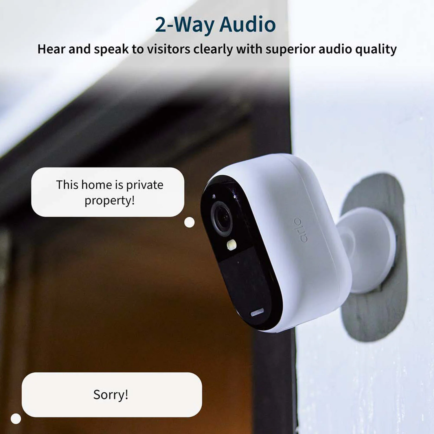 Arlo Essential Outdoor Camera (2nd Generation) Indoor/Outdoor 1-Channel 2-Camera 2K Battery-operated Spotlight Security Camera System