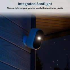 Arlo Essential Outdoor Camera (2nd Generation) Indoor/Outdoor 1-Channel 2-Camera 2K Battery-operated Spotlight Security Camera System