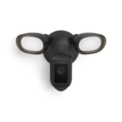 Ring Floodlight Cam Wired Pro - Smart Security Video Camera with 2 Motion-Activated LED Floodlights, Black
