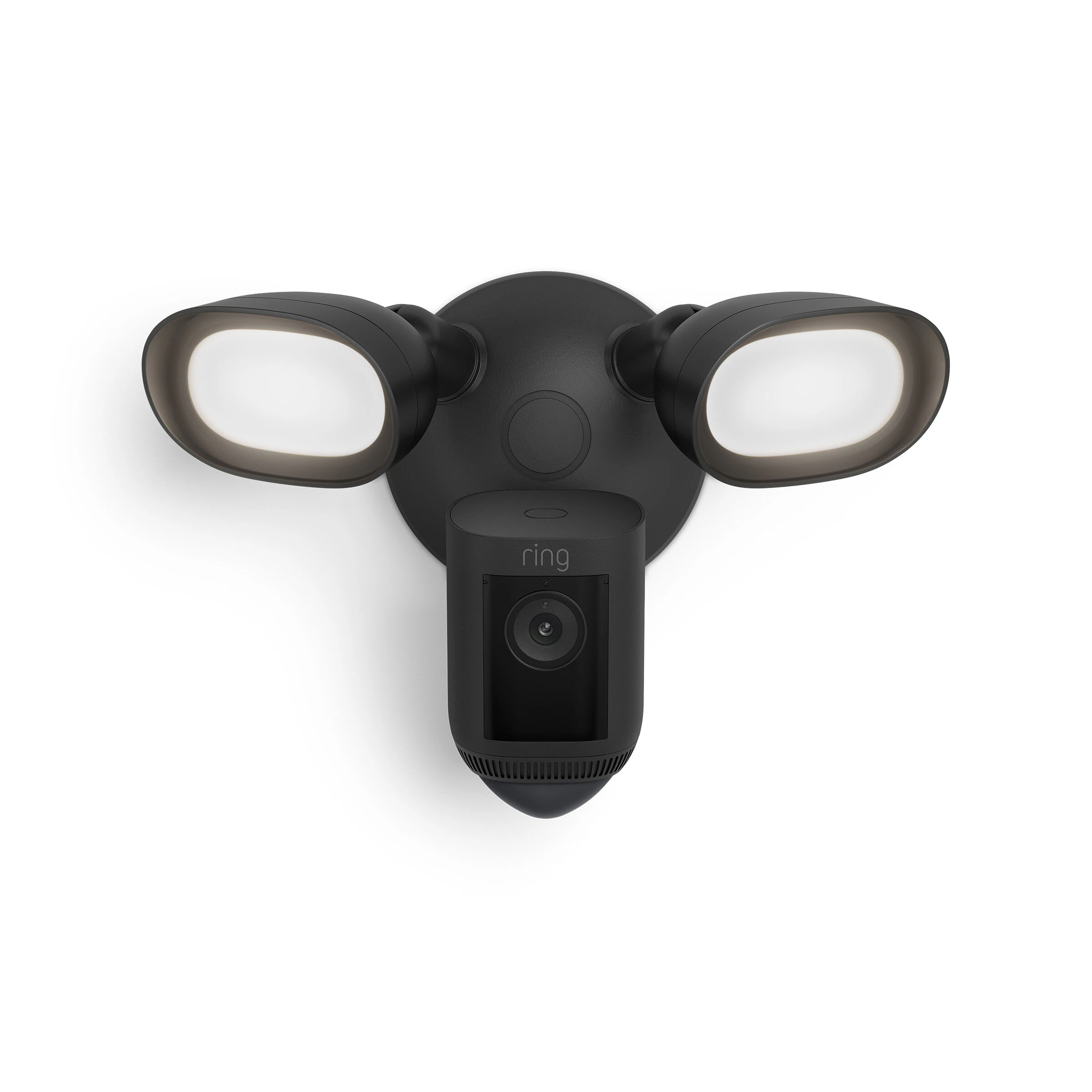 Ring Floodlight Cam Wired Pro - Smart Security Video Camera with 2 Motion-Activated LED Floodlights, Black