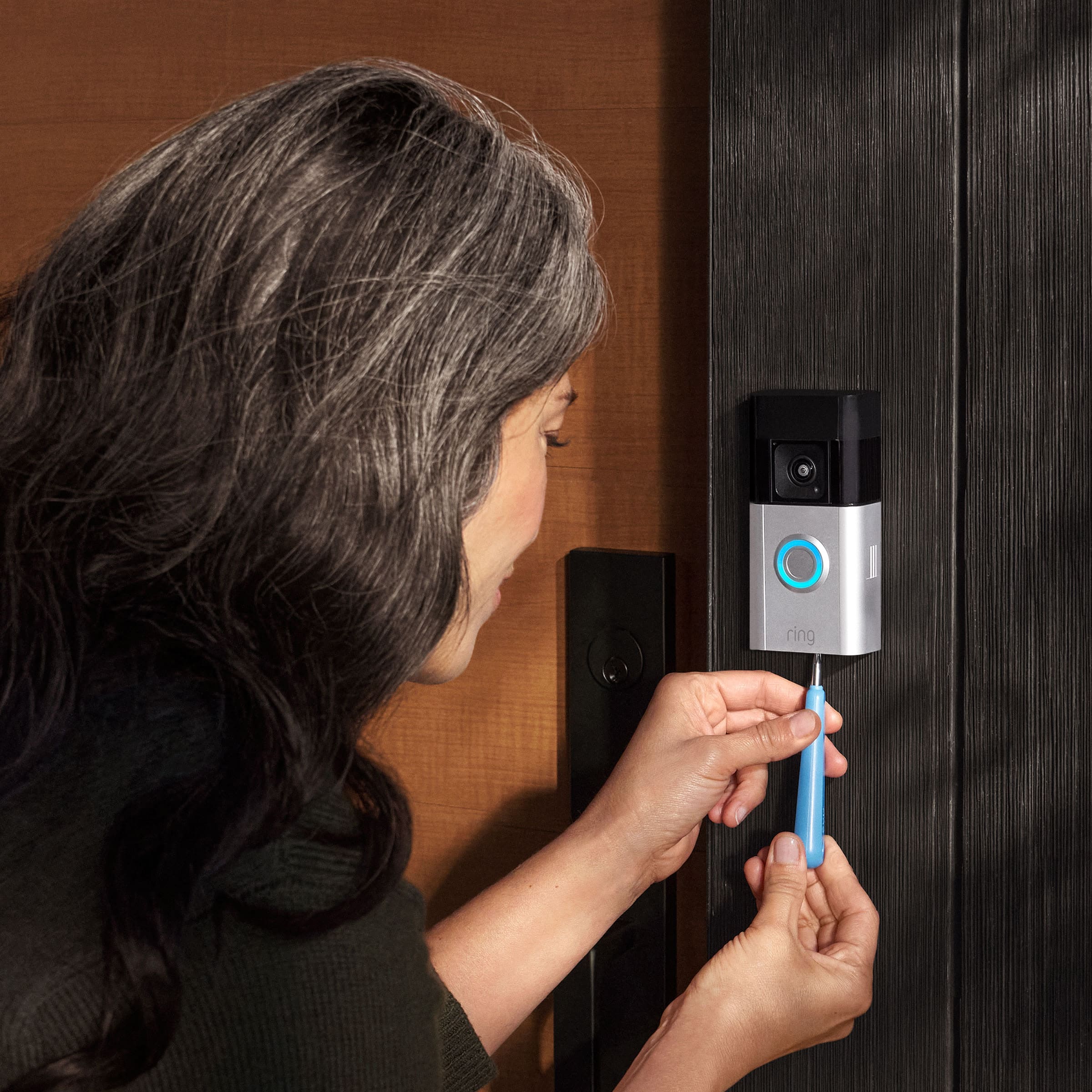 Ring Battery Doorbell Pro - Smart Wireless Doorbell Camera with Radar-powered 3D Motion Detection