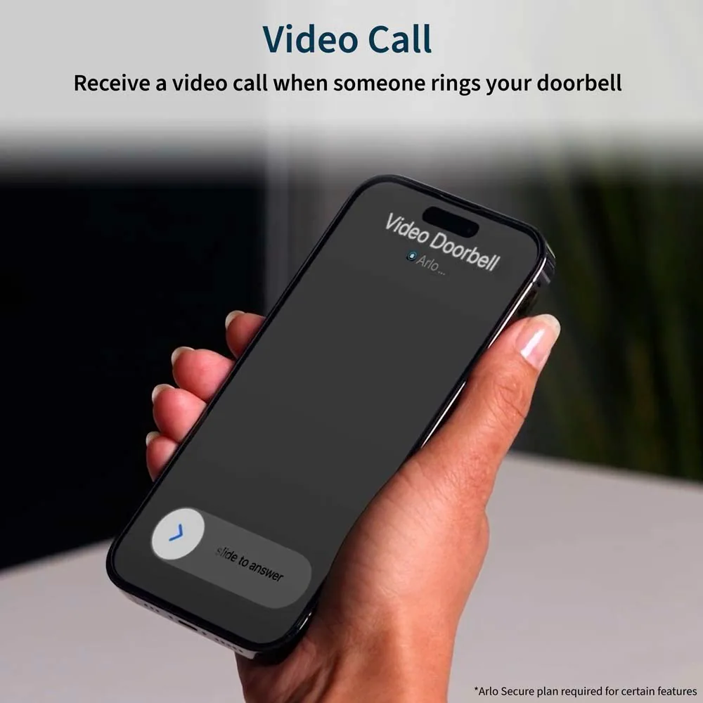 Arlo 2nd Generation Wi-Fi Compatible Smart Video Doorbell in White