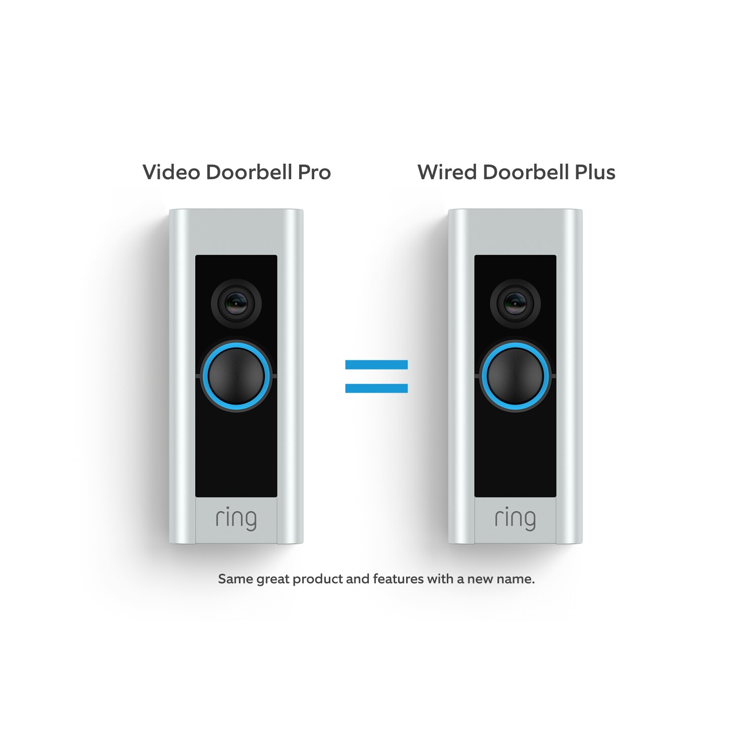 Ring Wired Doorbell Plus - Smart WiFi Video Doorbell Camera with Color Video Previews, Night Vision and Quick Replies