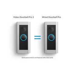 Ring Wired Doorbell Pro - Smart WiFi Video Doorbell Cam with Head-to-Toe HD Video, Bird's Eye View, and 3D Motion Detection