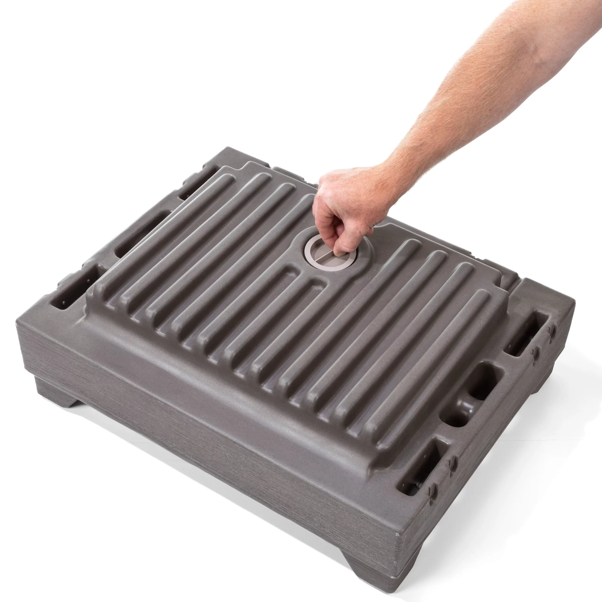 Step2 Ground Mount Brown Plastic Extra Large Lockable Package Box