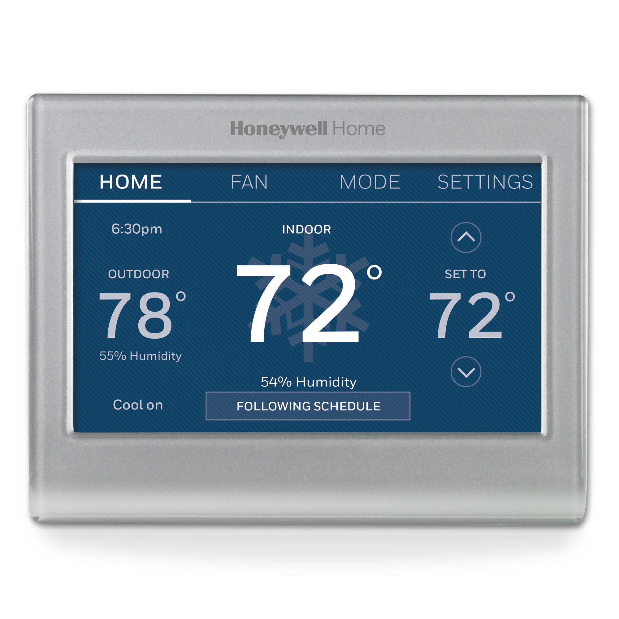 Honeywell Home Silver Smart Thermostat with Wi-Fi Compatibility