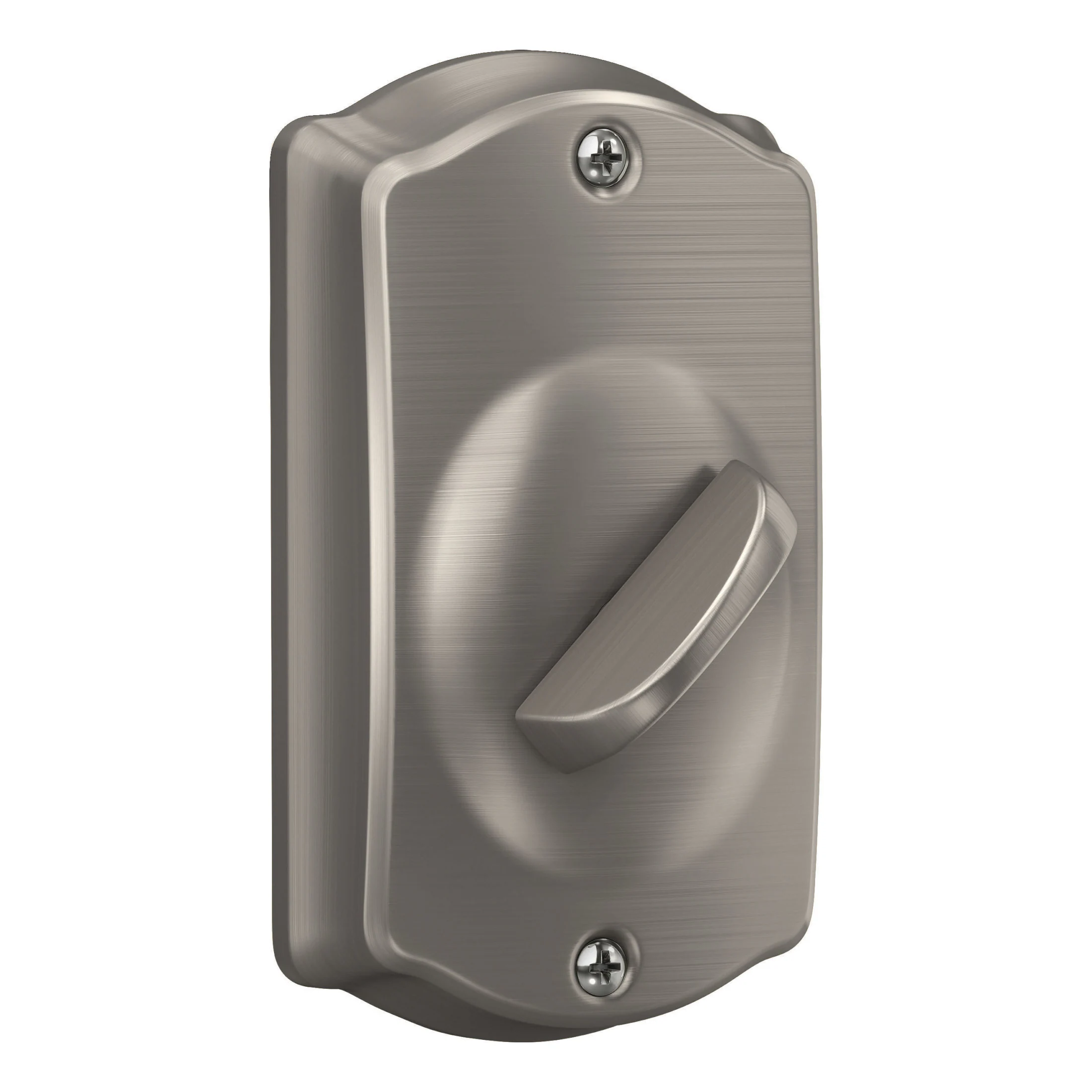 Schlage Camelot Satin Nickel Electronic Deadbolt and Handleset with Keypad