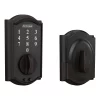 Schlage Touch Camelot Aged Bronze Electronic Deadbolt Touchscreen Keypad