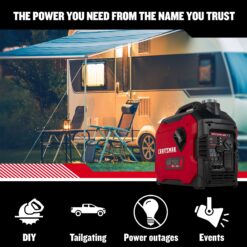 Alternative view of CRAFTSMAN 2500-Watt Single Fuel (Gasoline) Inverter Generator