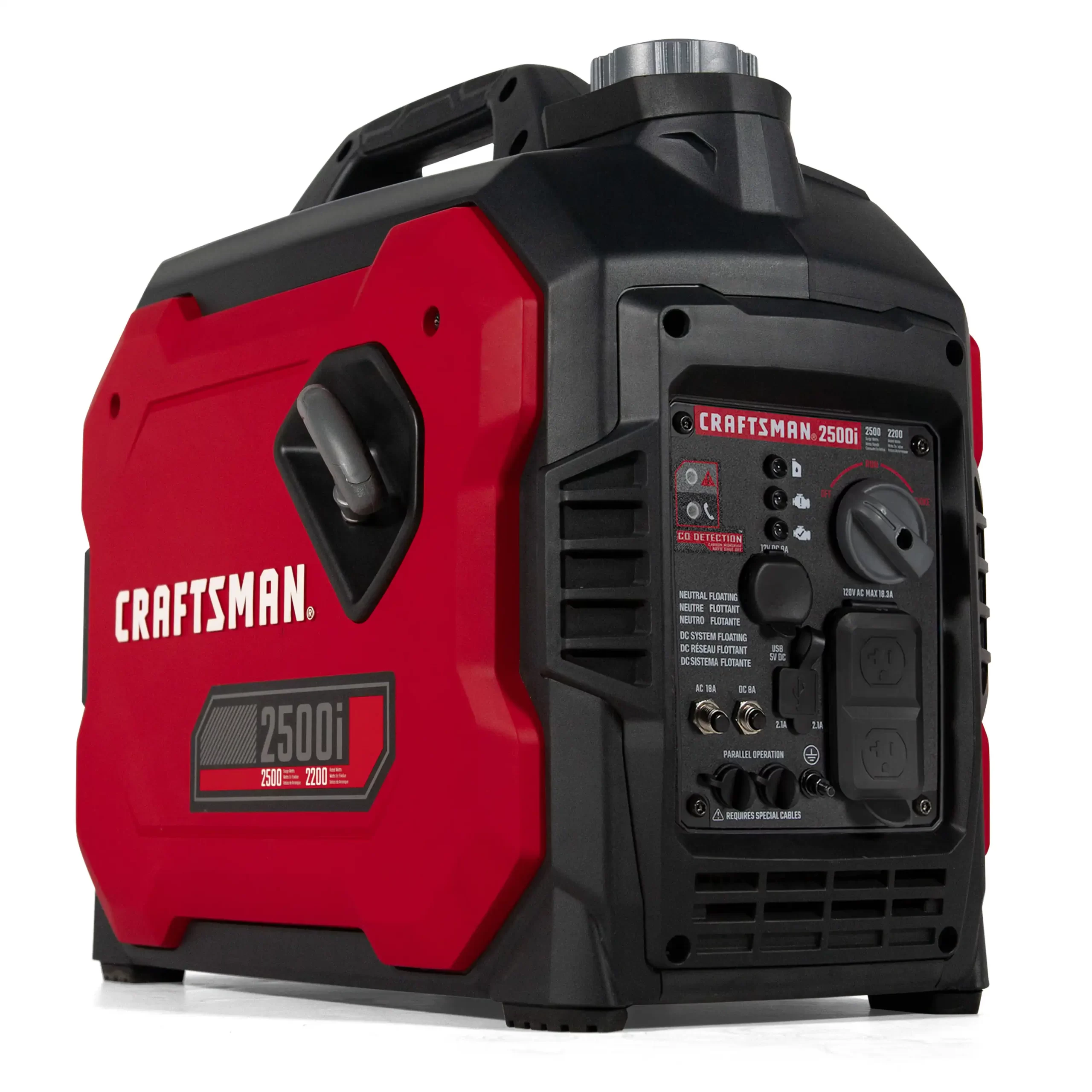 CRAFTSMAN 2500-Watt Single Fuel (Gasoline) Inverter Generator