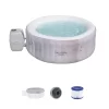 Bestway 120 Jet 4-Person Inflatable Round Hot Tub (Cover Included)