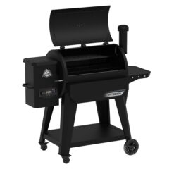 Pit Boss Wood Pellet 850 DX 840-Sq in Black Pellet Grill with Smart Compatibility