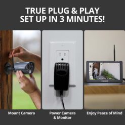 Defender PhoenixHD Indoor/Outdoor 4-Channel 4-Camera 1080P Plug-in Bullet Sd (Included) Security Camera System