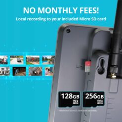 Defender PhoenixHD Indoor/Outdoor 4-Channel 2-Camera 1080P Plug-in BulletSd (Included) Security Camera System