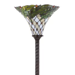 JONATHAN Y 71-in Bronze Torchiere Floor Lamp