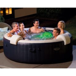 Intex 170 Jet 6-Person Inflatable Round Hot Tub