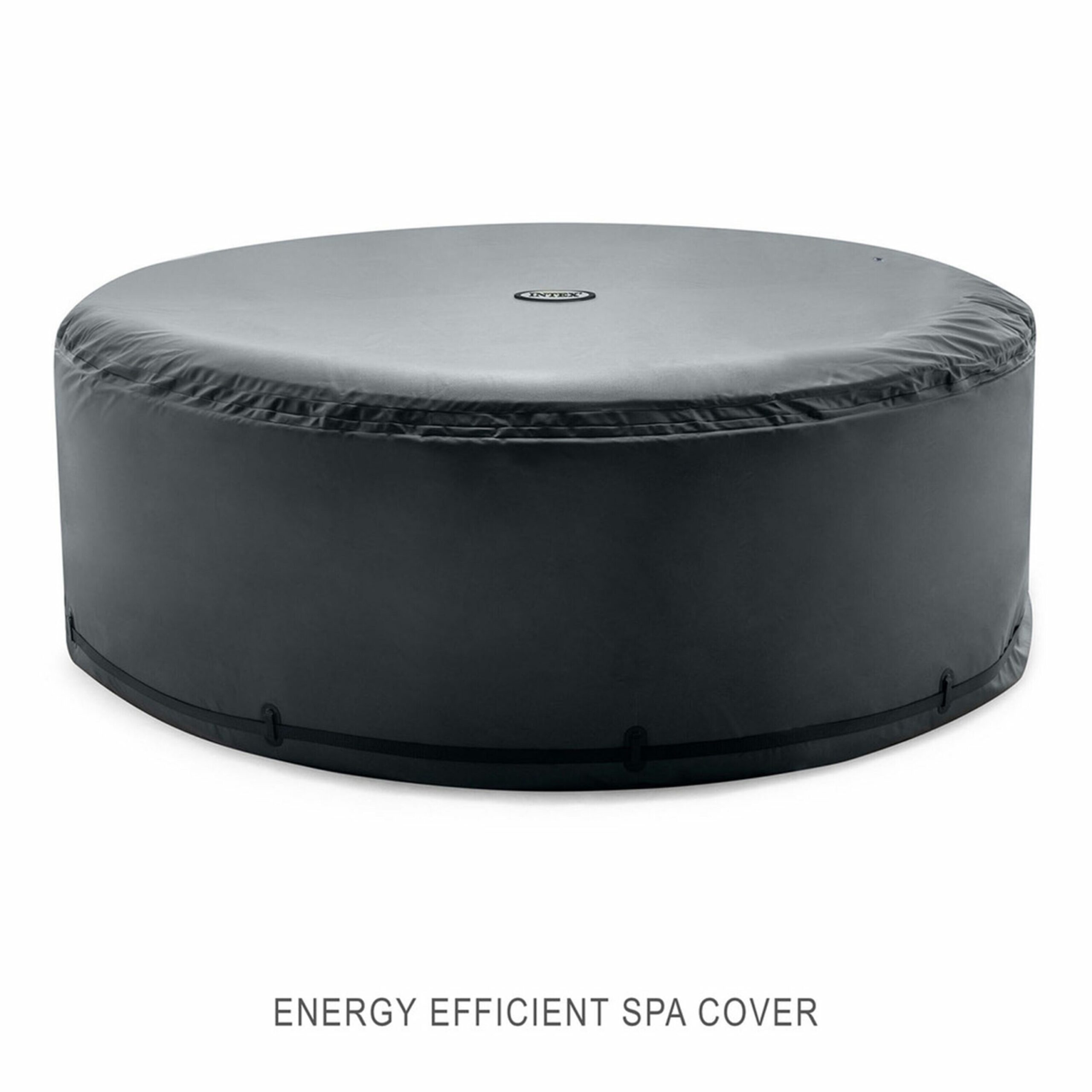 Intex 120 Jet 4-Person Inflatable Round Hot Tub (Cover Included)