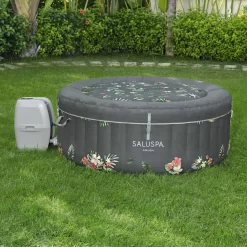 Bestway 110 Jet 3-Person Inflatable Round Hot Tub (Cover Included)