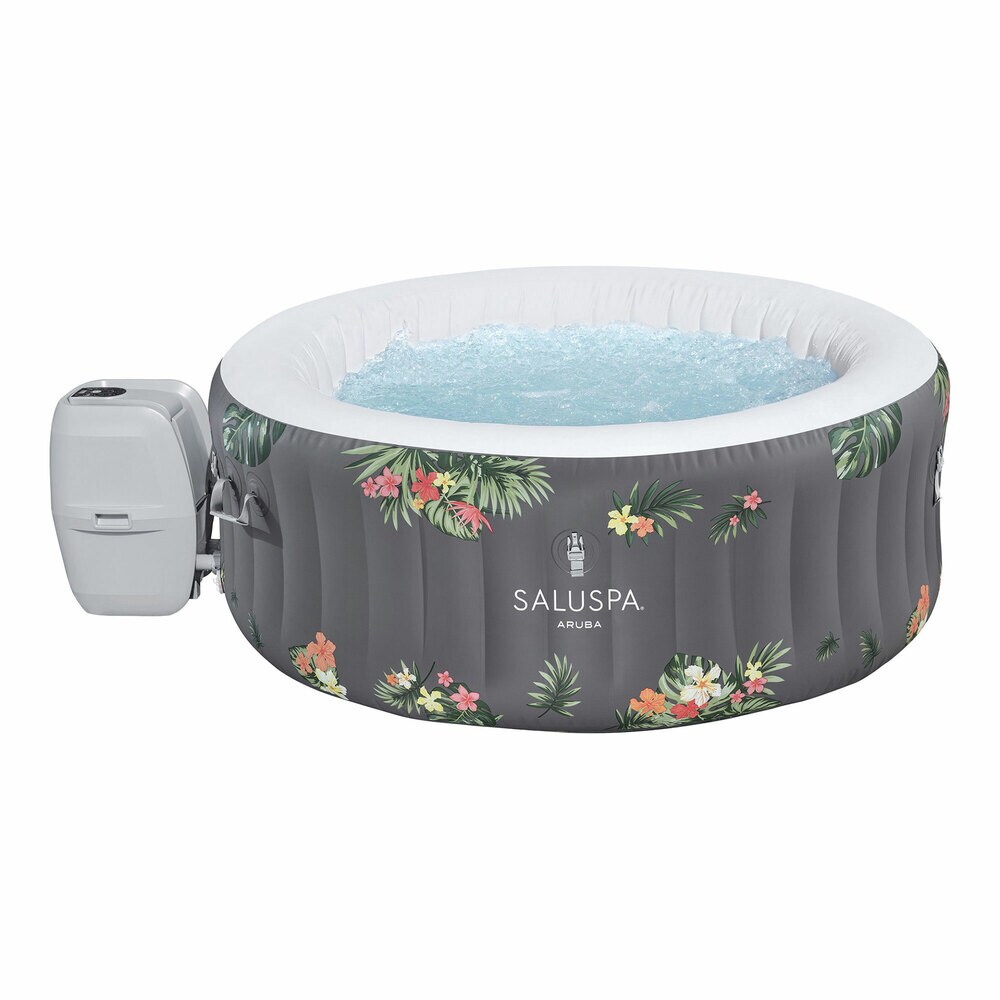 Bestway 110 Jet 3-Person Inflatable Round Hot Tub (Cover Included)