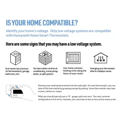 Honeywell Home White Smart Thermostat and Room Sensor with Wi-Fi Compatibility