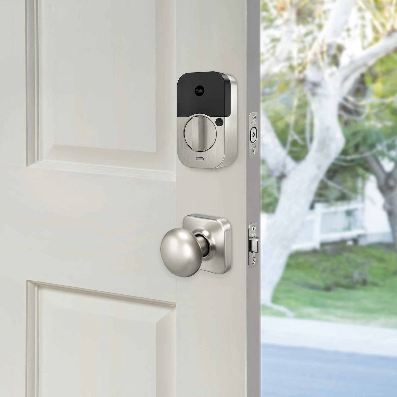Yale Assure Lock 2 Satin Nickel Smart Lock Electronic Deadbolt with Wifi Bluetooth Keypad