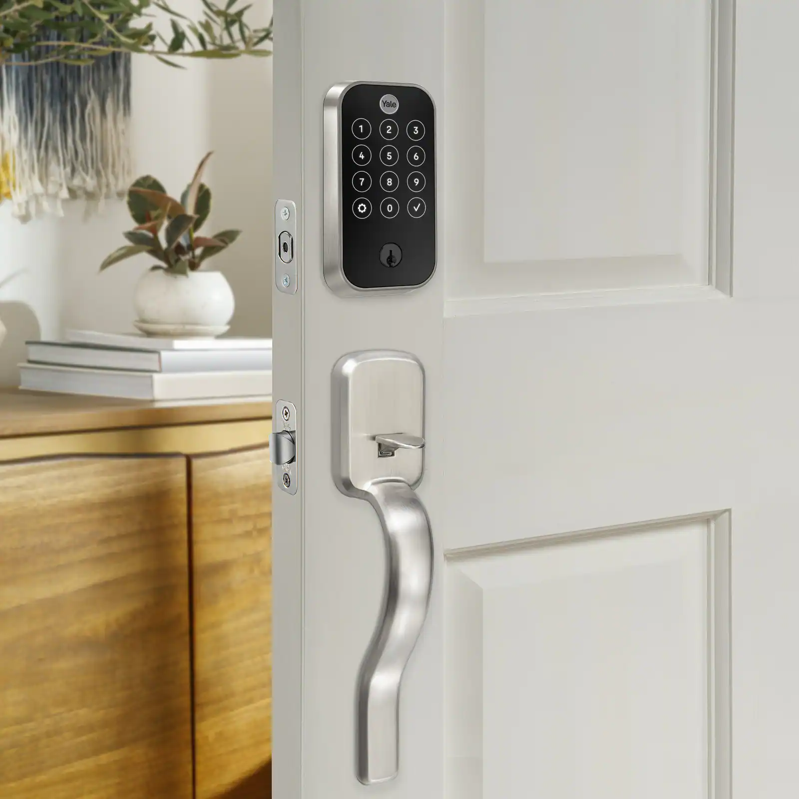 Yale Assure Lock 2 Satin Nickel Electronic Deadbolt Bluetooth Keypad