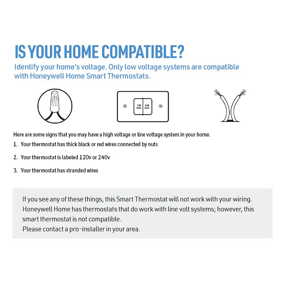 Honeywell Home Silver Smart Thermostat with Wi-Fi Compatibility