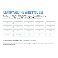 Honeywell Home White Smart Thermostat and Room Sensor with Wi-Fi Compatibility