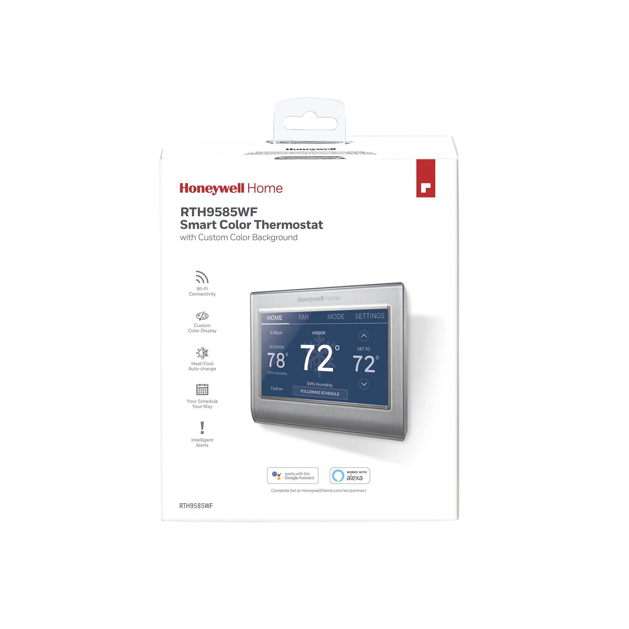 Honeywell Home Silver Smart Thermostat with Wi-Fi Compatibility